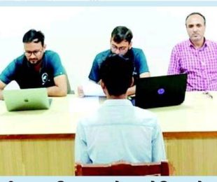 महाविद्यालय में आयोजित ड्राइव में 5 विद्यार्थियों का चयन