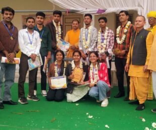 जिला स्तरीय भारतीय संस्कृति ज्ञान परीक्षा में एसपीयू (पीजी) महाविद्यालय, फालना ने प्रथम स्थान प्राप्त किया